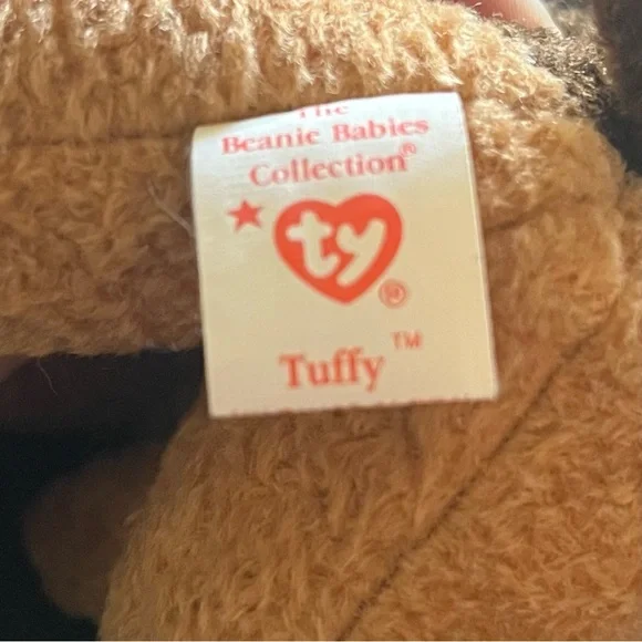 NWT 1996 Very Rare Ty Beanie Baby Plush Dog in Warm Brown - Picture 4 of 5